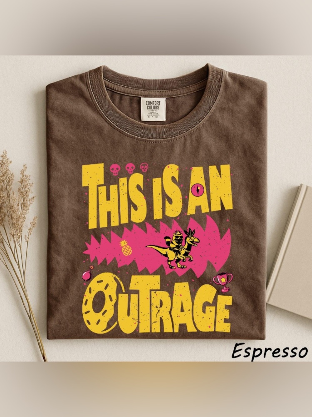 This Is An Outrage Tee, Dungeon Crawler Carl Bookish Graphic T-Shirt